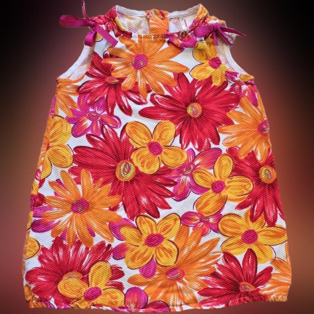 Y2K Floral Toddler Dress 2t